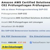 Cover - ITPrüfungen SAP-C02 Prüfungsfragen deutsch