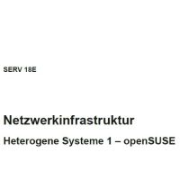 Cover - Heterogene Systeme 1 – openSUSE - Einsendeaufgabe SERV18E / ILS
